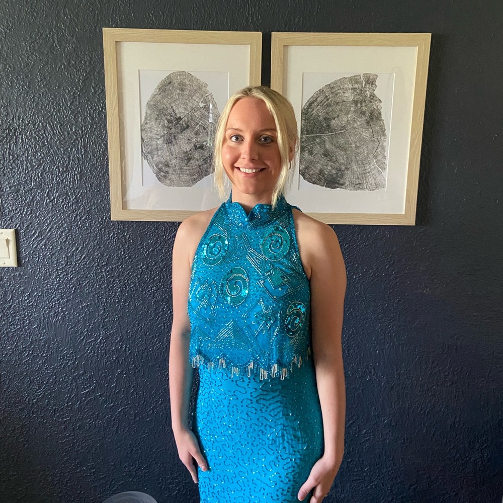 Vintage Sequin Nite Line dress